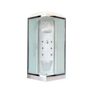 Душевая кабина Royal Bath RB80HP7-WC-CH с низким поддоном, с сиденьем