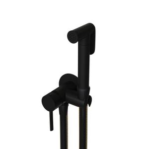 Гигиенический душ RGW Shower Panels 581408211-04 черный, со смесителем