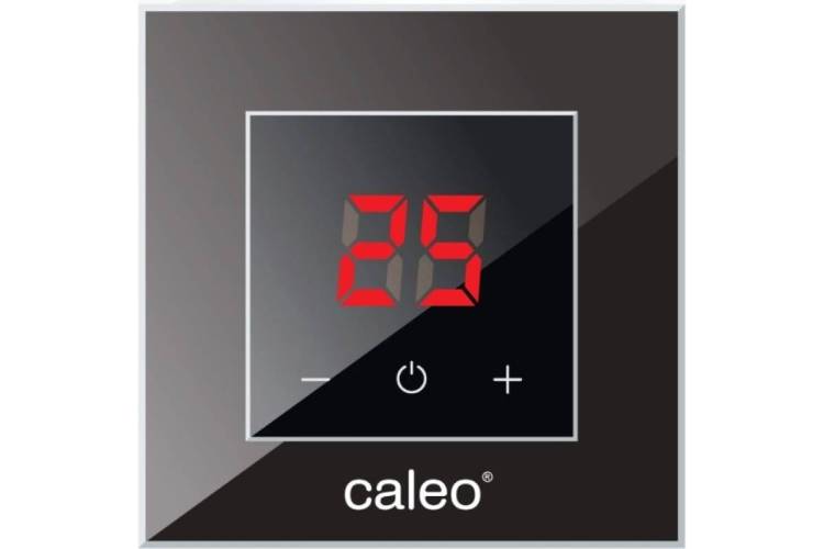Терморегулятор Caleo NOVA УП-00000358 встраиваемый цифровой, 3.5 кВт, черный