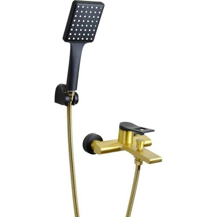 Смеситель для ванны Bronze de Luxe Element EL03GB черный, золото