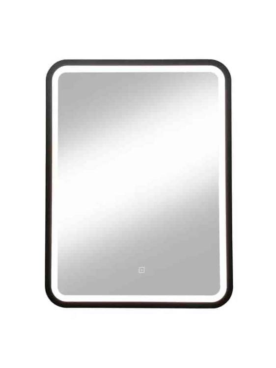 Зеркало Taliente Zled TA-Zled-EBL6080 с LED-подсветкой, черное, 60x80 см