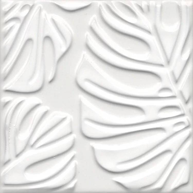 Декор Kerama Marazzi Агдаль KMD2SFC001BN 2 белый матовый структура 15x15