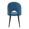 Стул Bradex Home Cleo FR 0532, голубой с черными ножками фото 4