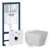 Комплект Grohe GRH775005510 Инсталляция для унитаза Grohe Rapid SL + Унитаз подвесной beWash Kraft безободковый, с сиденьем микролифт, белый глянец