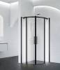 Душевой уголок BelBagno Acqua R-2-100-C-NERO фото 2