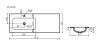 Раковина Ceramica Nova Grace CN7020 белый, 121x45.7 фото 4