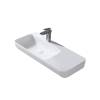 Раковина Vincea Solid Surface VWB-6S590MW из искусственного камня, 900x400x120, подвесная, цвет белый матовый фото 2