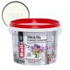 Эмаль универсальная акриловая атмосферостойкая Dali полуматовая база А белый RAL 9010 2.2 кг