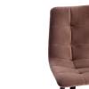 Стул полубарный Tetchair Chilly (mod. 7095пб ) 19656 коричневый, черный фото 8