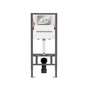 Система инсталляции для унитазов Ceramica Nova Balance CN121001CH кнопка хром глянцевый