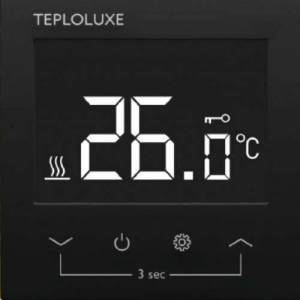 Терморегулятор Теплолюкс Pontus Space черный