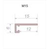 Микроплинтус Decaro M15A Bronze Brush 2000x15x6 фото 5