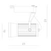 Трековый светодиодный светильник Arte Lamp Ricordo A6330PL-1WH фото 6