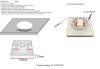 Светильник встраиваемый Crystal Lux Clt 501C120 Wh 3000K фото 4