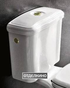 Механизм смыва Kerasan Retro 750991 3/6 л золото
