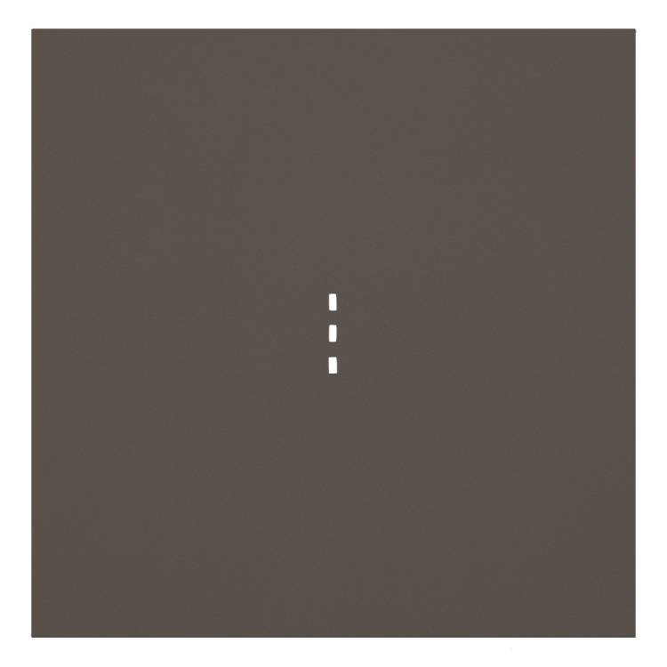 Клавиша одноклавишного выключателя с подсветкой Rikett 35602 CP капучино