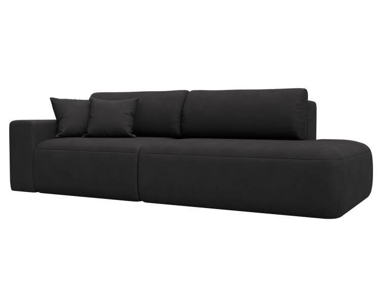 Прямой диван Лига Диванов Лига-036 НПБ Модерн 127720L JOLY 08 коричневый, подлокотник слева