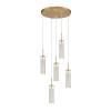 Подвесная люстра Indigo Torcia 11038/5PL Brass V000417 фото 4