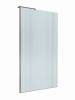 Душевая перегородка BelBagno UNO-L-1-TB-100-FL-GM профиль оружейная сталь, стекло рифленое, 100x200