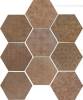 Керамогранит Serenissima Cir Riabita il Cotto 1047248 Esagona Fabric Classic 24x27.7