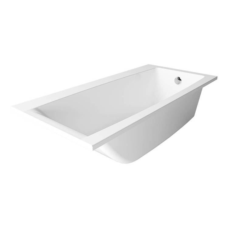 Ванна из искусственного камня Belux Импульс ВИ-1700 с подставкой, белая глянцевая