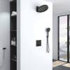 Душевой комплект Vincea Inspire VSFW-421I3MB встраиваемый, двухрежимный, черный матовый