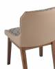 Стул Stool Group Nymeria LW1810 6P663322-11A + PVC MONTE X2 бежевый (набор 2 шт) фото 6