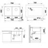 Мойка кухонная Blanco Subline 350/350-U 525987 черный фото 6