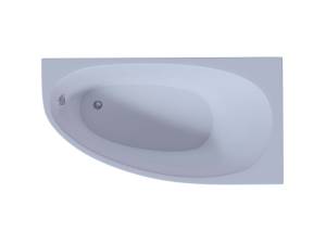 Акриловая ванна Aquatek Дива DIV160-0000002 правая, асимметричная, 160x90