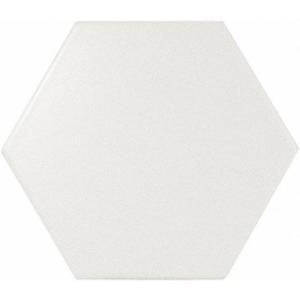 Керамическая плитка Equipe Scale 21767 Hexagon White Matt 10.7x12.4 Керамическая плитка Equipe Scale 21767 Hexagon White Matt 10.7x12.4