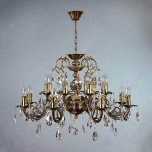 Подвесная люстра Ambiente Alicante 8888/8+8 PB Tear drop
