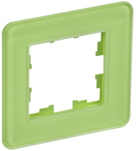 Рамка 1-постовая IEK Brite BR-M12-G-41-K06 эко грин