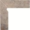 Плинтус Paradyz Viano Grys Cokol Ciety Lewy 2-x элем 30x8.1