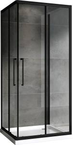 Душевой уголок Abber Schwarzer Diamant AG02100BH-S100B Черный