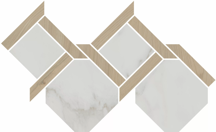 Декор Kerama Marazzi Монте Тиберио ID169 наборный лаппатированный 48x29.5x0.9