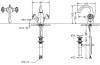 Смеситель для раковины Bravat Swan F14287G-ENG золото фото 2