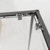 Душевой уголок Veconi Evo 300 GR профиль графит брашинг, стекло прозрачное, 80x80x195 фото 4