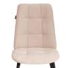 Стул Tetchair Asti 21840 молочный, черный, велюр фото 7