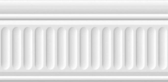 Бордюр Kerama Marazzi Бланше 19048/3F белый структурированный 20x9.9