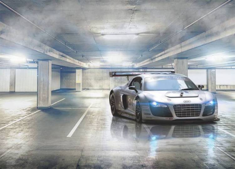 3D Фотообои Artegrafico «Автомобиль на подземной парковке» CAR-033 канвас