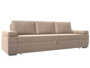 Прямой диван Лига Диванов Канкун 118249 бежевый