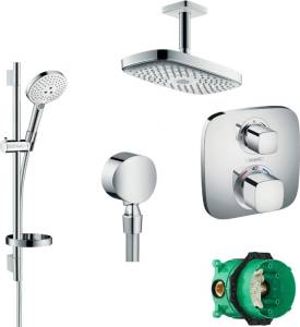 Душевой комплект Hansgrohe Raindance Select E 300 27384400+26630400+27506000+15708000+1800180