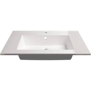 Раковина Uperwood Parma Premium 4538342001 77 см, белая глянцевая