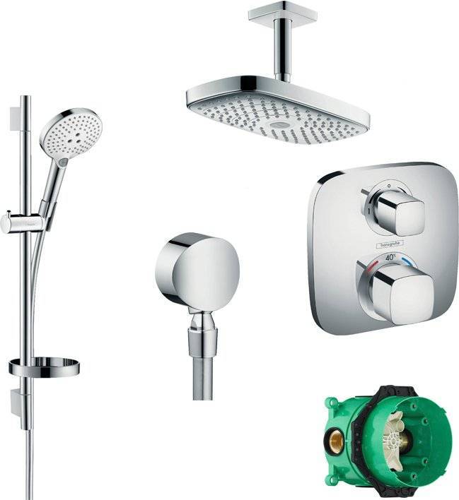 Душевой комплект Hansgrohe Raindance Select E 300 27384400+26630400+27506000+15708000+1800180