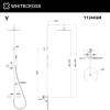 Душевая стойка WHITECROSS Y Y1244NIB никель брашированный фото 2