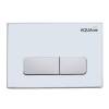 Кнопка смыва AQUAme AQM4104W акрил, белый