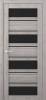 Межкомнатная дверь Albero Монтана остеклённая графит 900x2000