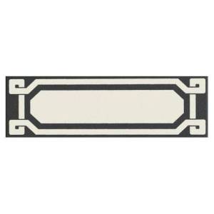 Бордюр Ceramiche Grazia Old England OELDB1 List Black Dover 6x20