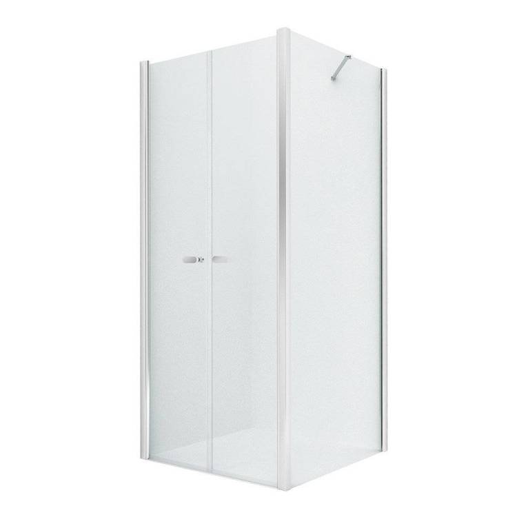 Душевое ограждение NEW TRENDY NEW SOLEO 80x100x195 D-0144A/D-0093B (хром)