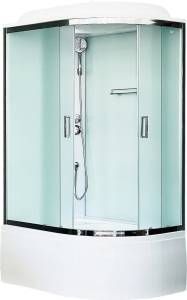 Душевая кабина Royal Bath BK RB8120BK5-WC-CH-L с высоким поддоном, с сиденьем